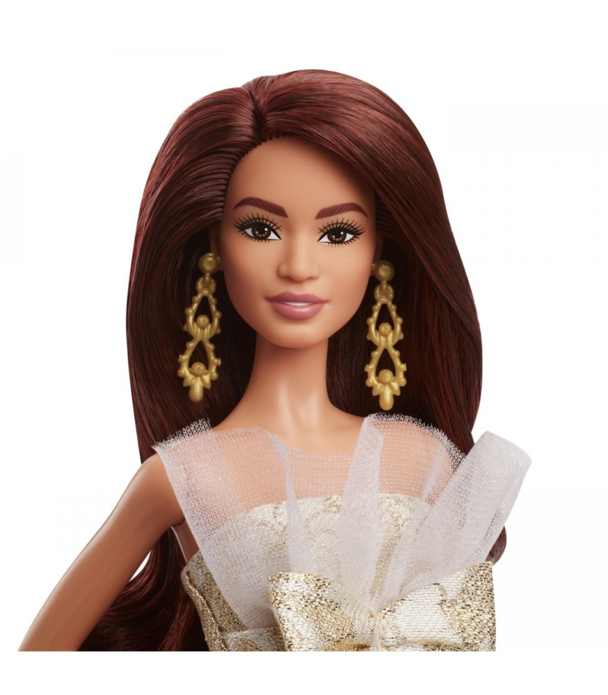 Papusa Barbie Signature Holiday 2025 Bruneta - Papusa de Colectie [4]