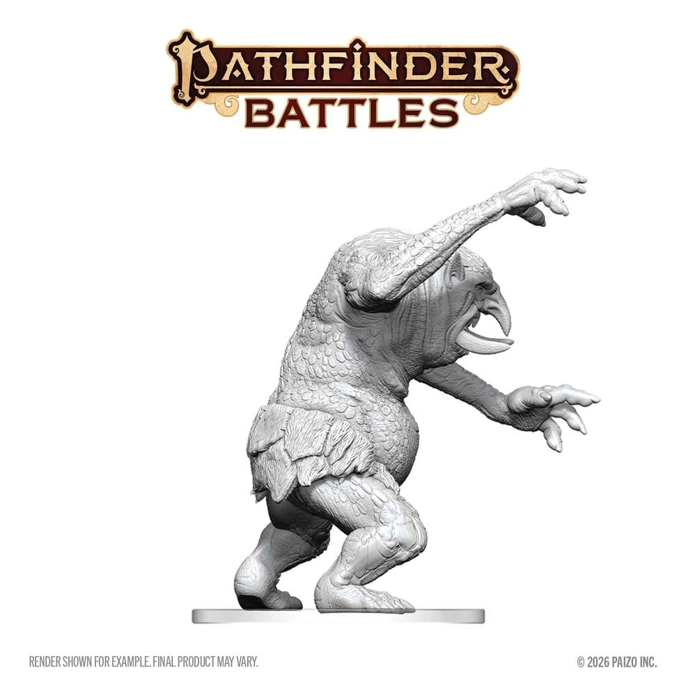 Pathfinder Battles Deep Cuts Unpainted Miniature Forest Troll 15 cm [3]