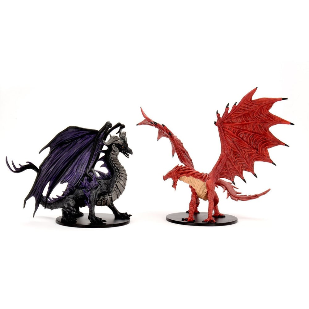 Pathfinder Battles Premium - Adult Red & Black Dragons [2]