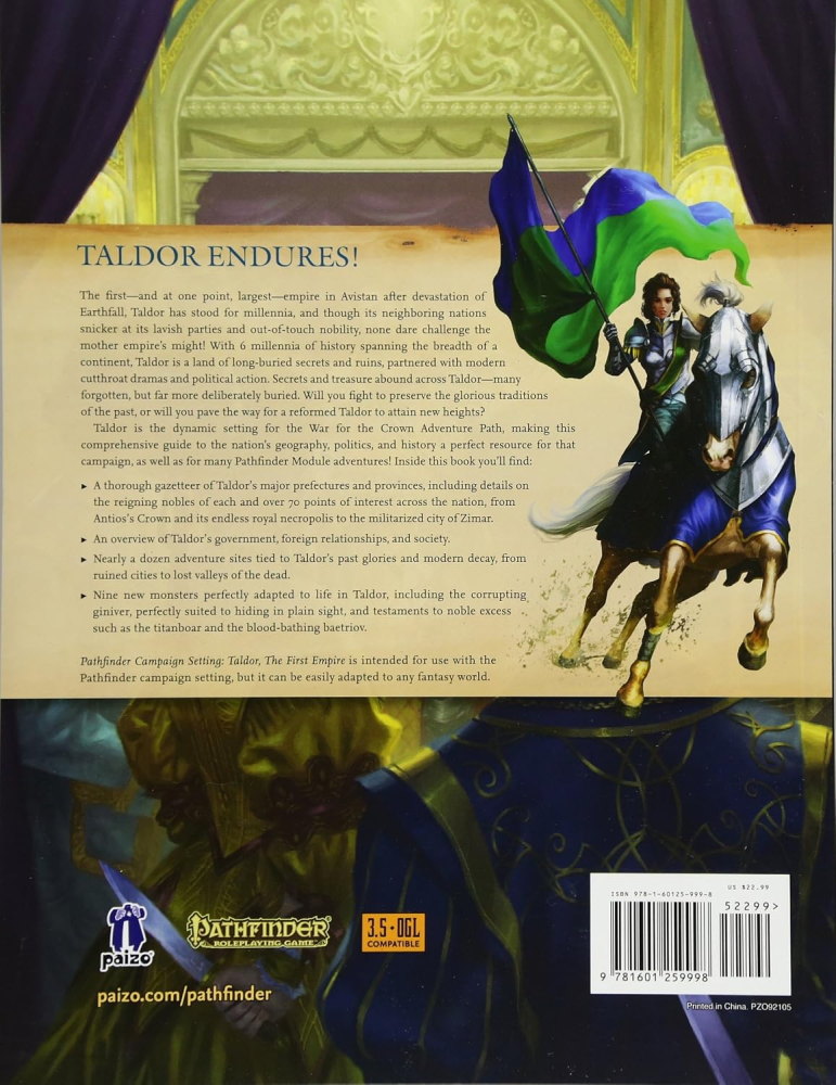 Pathfinder Campaign Setting Taldor: The First Empire [2]