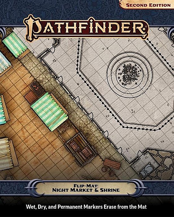Pathfinder Flip-Mat: Night Market & Shrine [1]