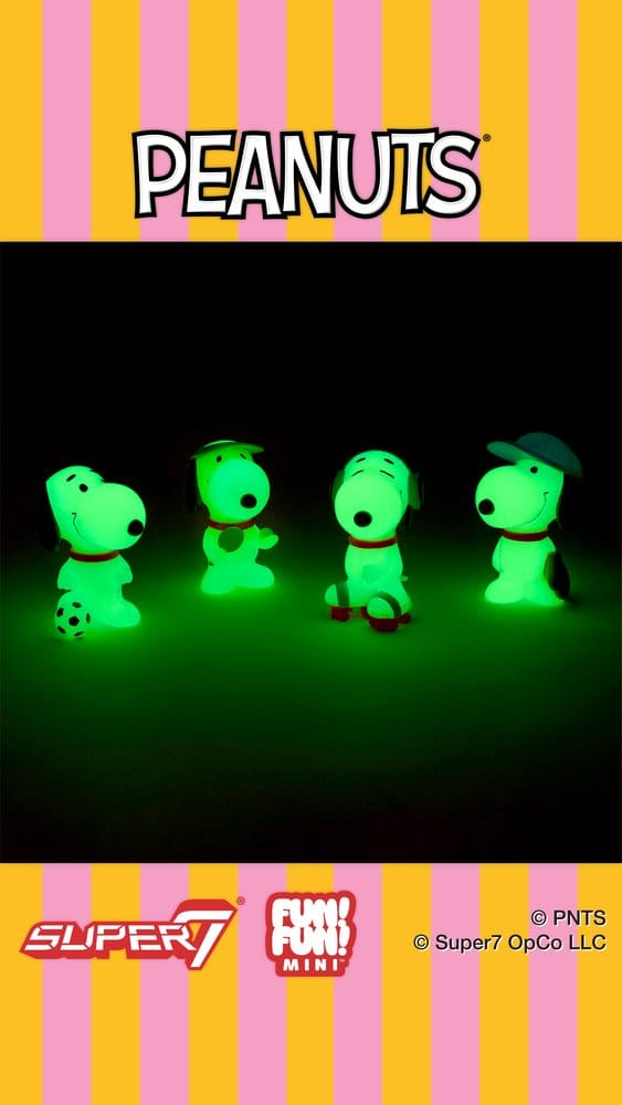 Peanuts Fun! Fun! Mini Figures Wave 01 Athlete Snoopy Blind Box Display (9) [4]