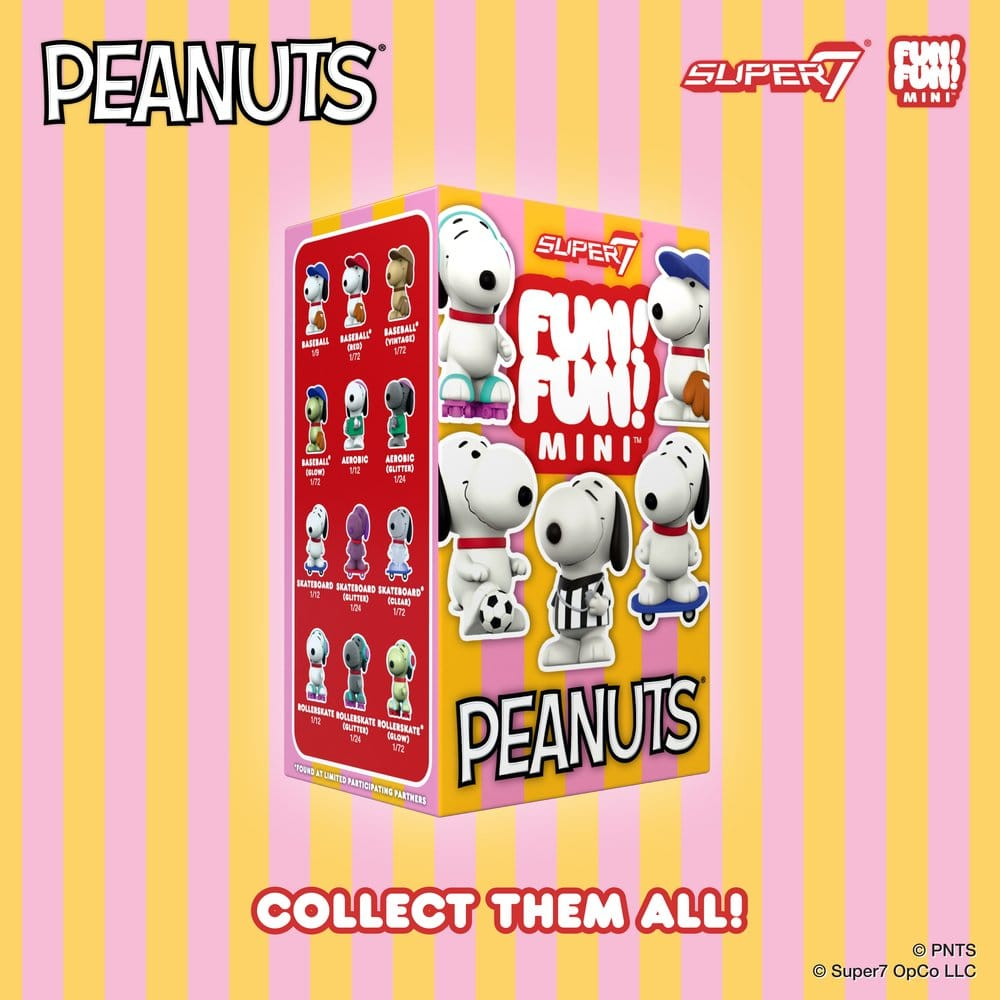 Peanuts Fun! Fun! Mini Figures Wave 01 Athlete Snoopy Blind Box Display (9) [3]