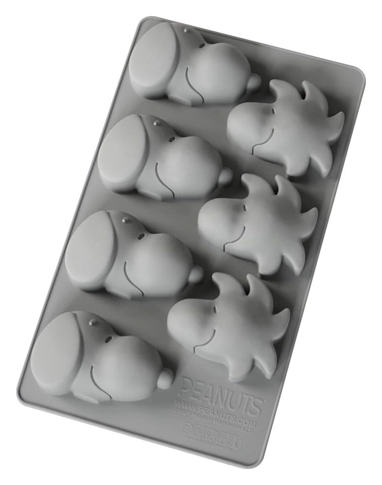 Peanuts Silicone Muffin Tray Snoopy & Woodstock grey [2]
