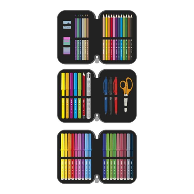 Penar echipat MILAN cu 3 compartimente – design gradient apus [2]