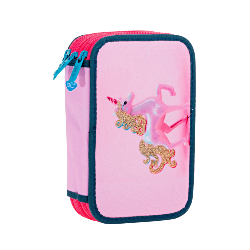 Penar neechipat DACO Unicorn – 3 compartimente, roz [1]