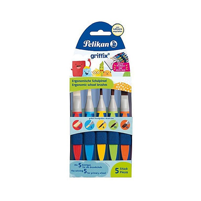 Pensule griffix Pelikan, set 5, blister [1]