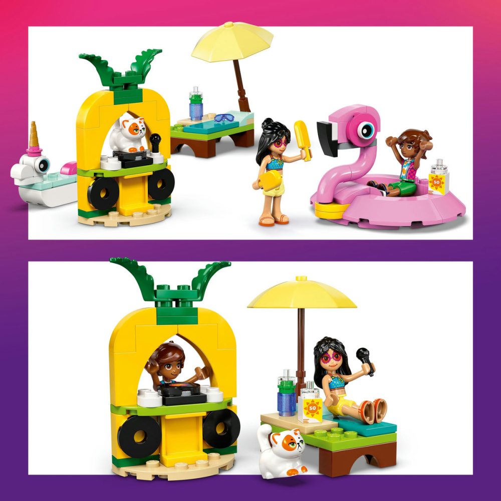 LEGO Friends Petrecere la piscina cu unicornul si flamingo 42658 [5]