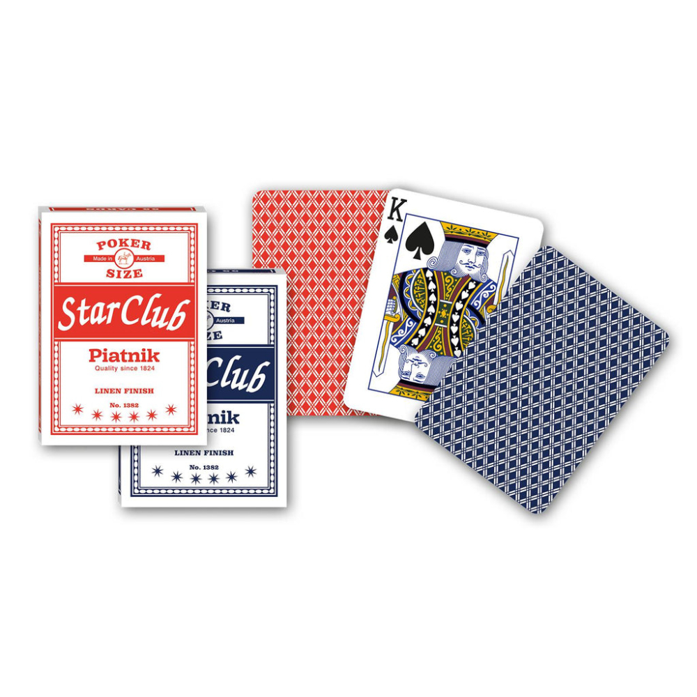 Piatnik Star Club Poker Cards Rosu/Albastru [3]