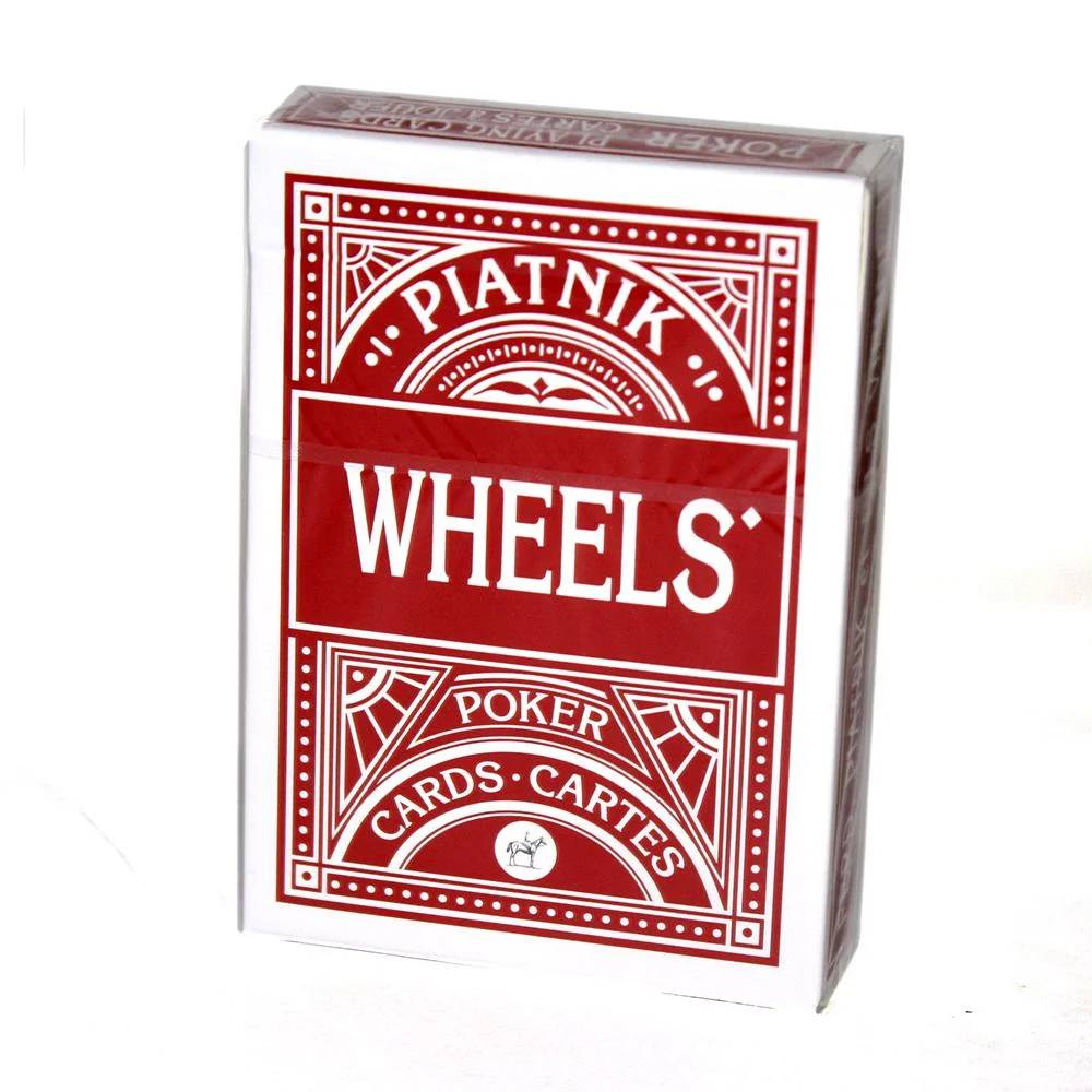 Piatnik - Wheels Poker Cards Rosu/Albastru [3]