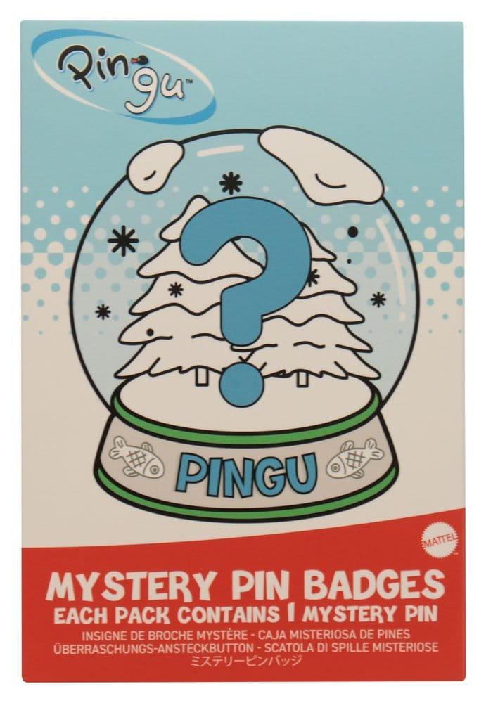 Pingu Mystery Pin Badges Blind Box Display (12) [10]