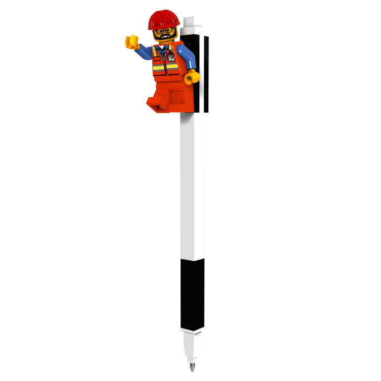 Pix cu gel LEGO negru - Minifigurina [2]