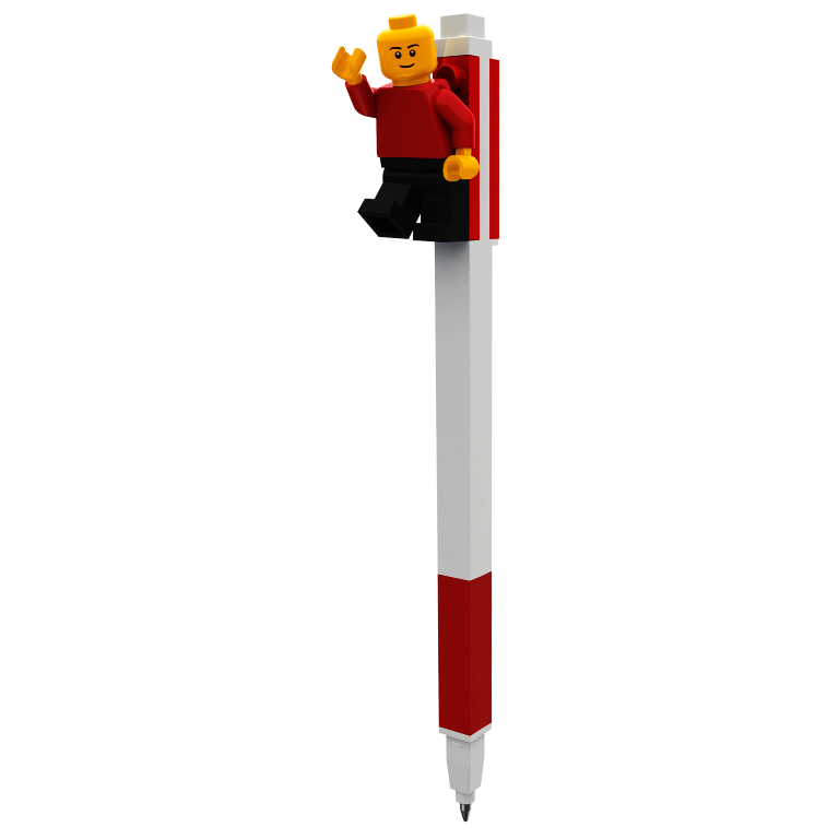 Pix cu gel LEGO rosu - Minifigurina [3]