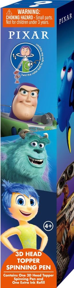 Pixar 3D Head Topper Spinning Pen Display (12) [2]