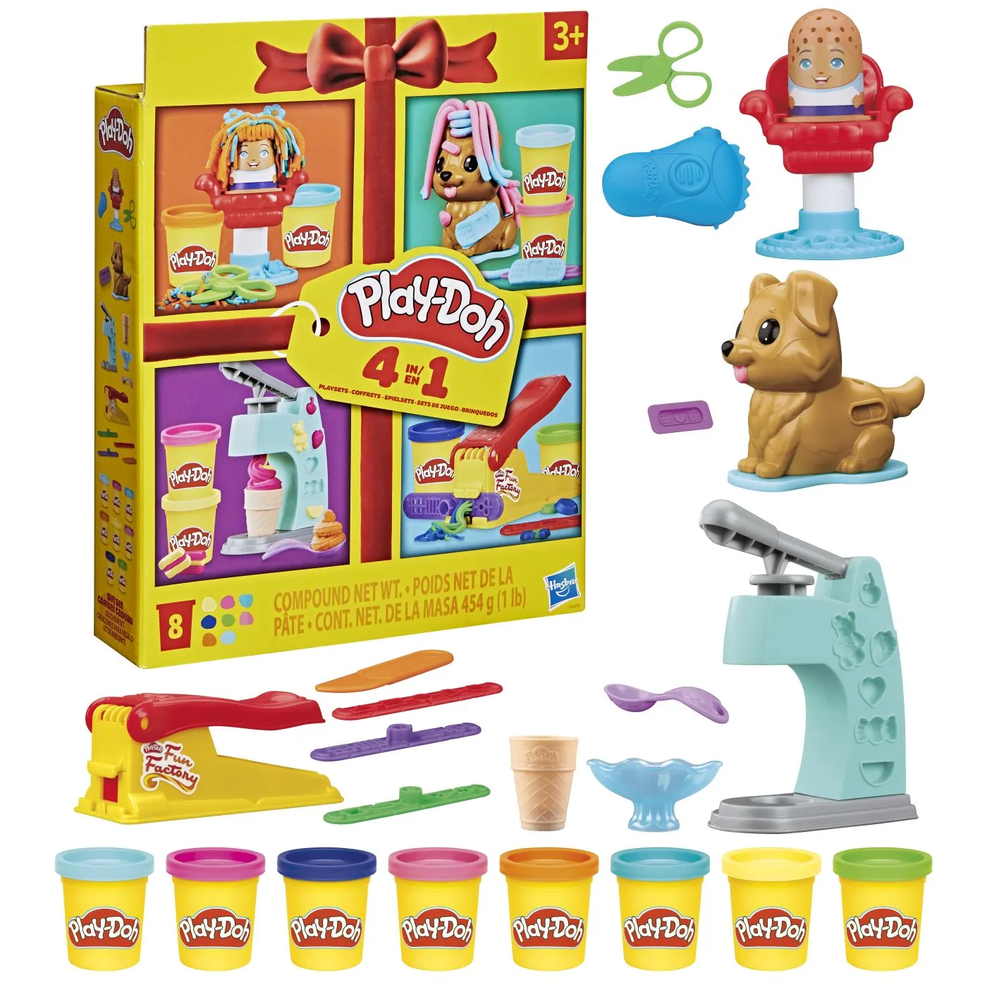 Play Doh Set Creativ 4 in 1 cu 8 Culori [9]