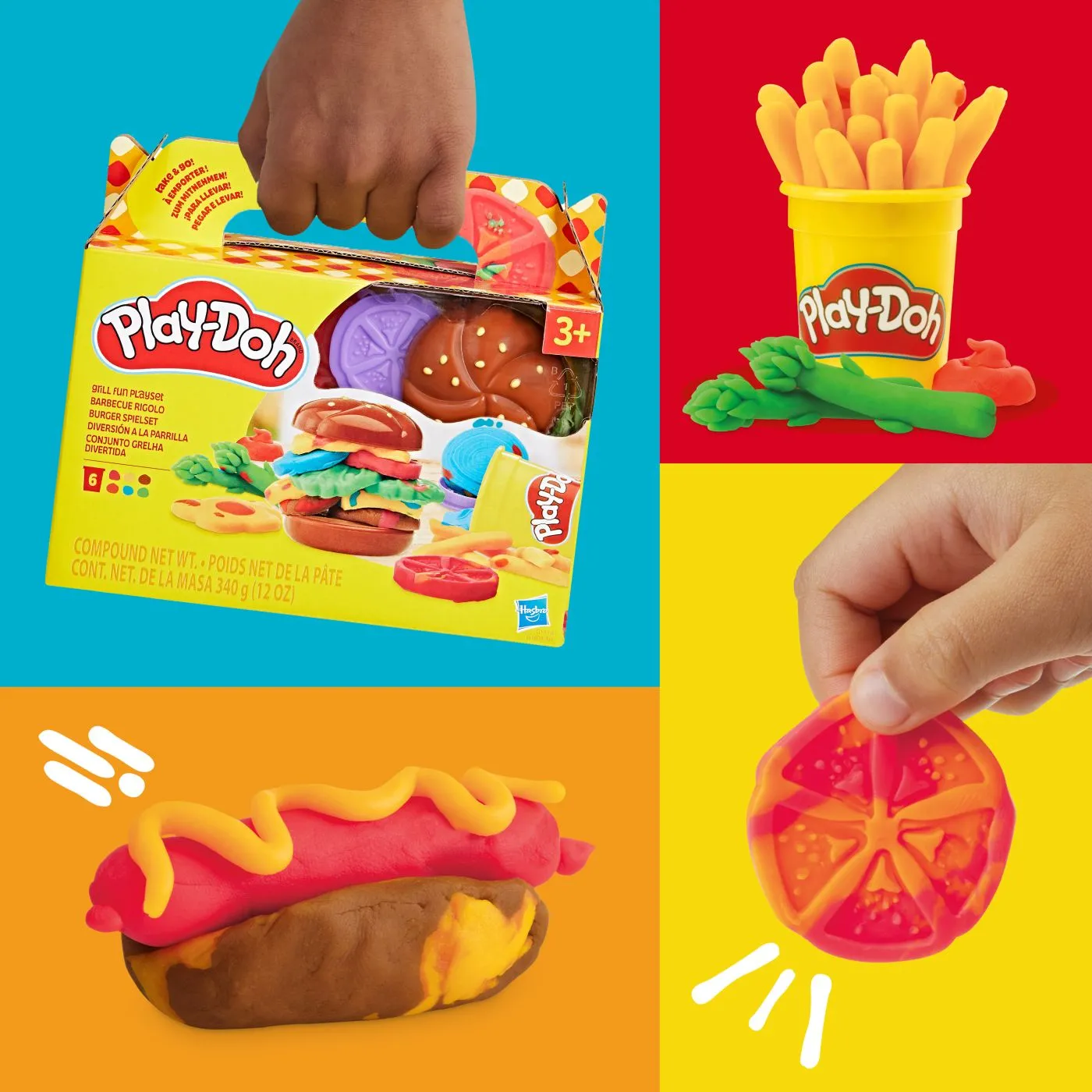 Play Doh Set Gatit Burger [4]