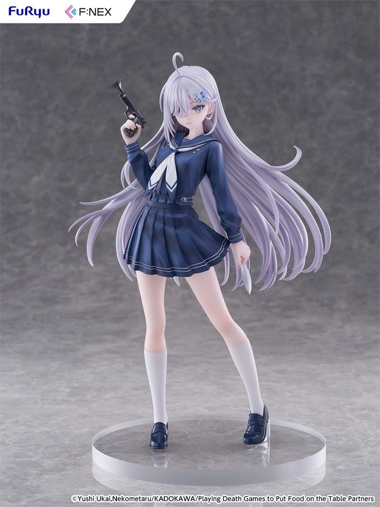 Playing Death Games to Put Food on the Table PVC Figure 1/7 Yuki School Uniform Ver. 24 cm [9]