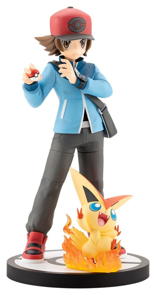Pokémon ARTFX J PVC Figure 1/8 Hilbert with Victini 20 cm [16]
