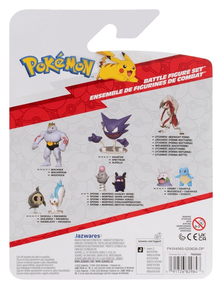 Pokémon Battle Figure Set Action Figures Chimchar, Ralts & Porygon (3-Pack) [15]