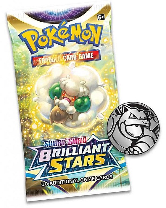 Pokemon Brilliant Stars 3 pack Booster Glaceon [3]