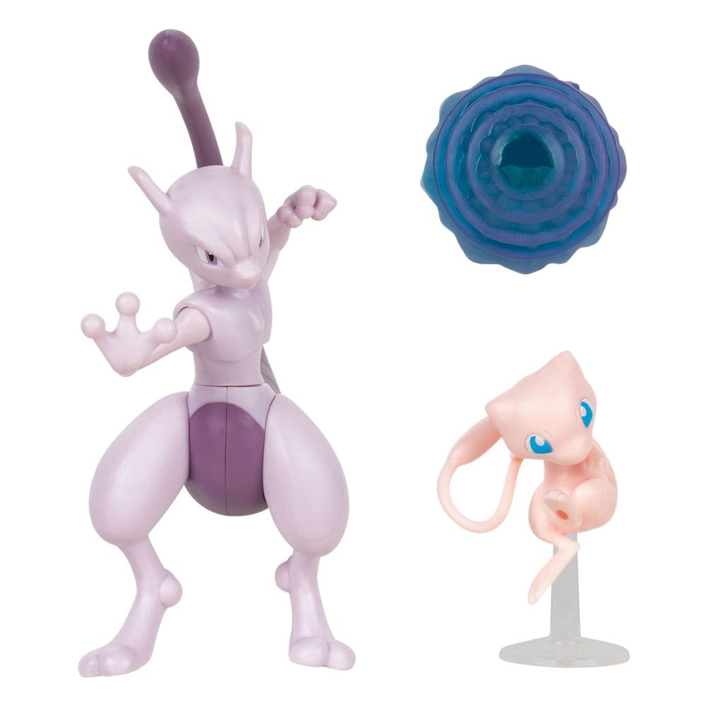 Pokémon Figure 2-Pack Mewtwo 10 cm & Mew 5 cm [3]