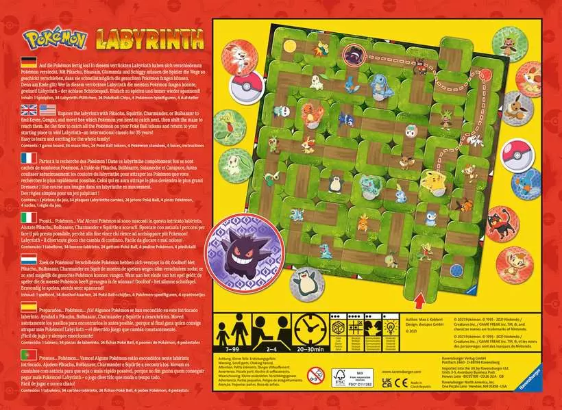 Pokemon Labyrinth - Joc de familie Ravensburger (EN) [2]