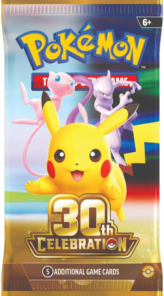 Pokemon TCG 30th Celebration Poster Collection - 3 Boostere + 3 Promo Cards [3]