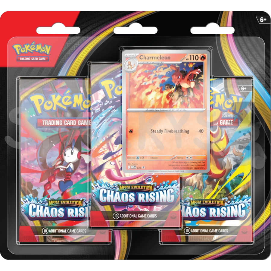 Pokemon TCG ME04 Chaos Rising 3 Blister Booster [1]
