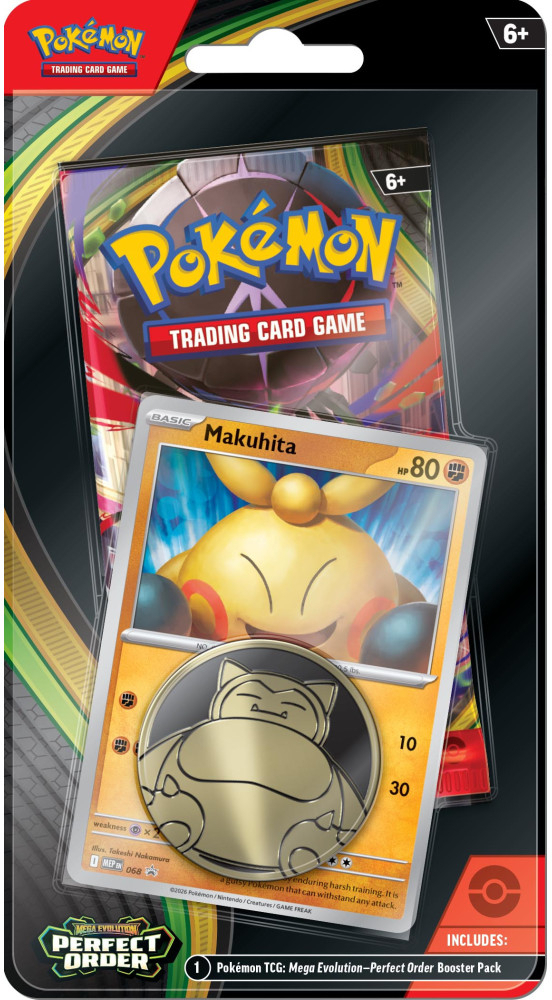 Pokemon TCG Mega Evolution Perfect Order Checklane Blister Makuhita [1]