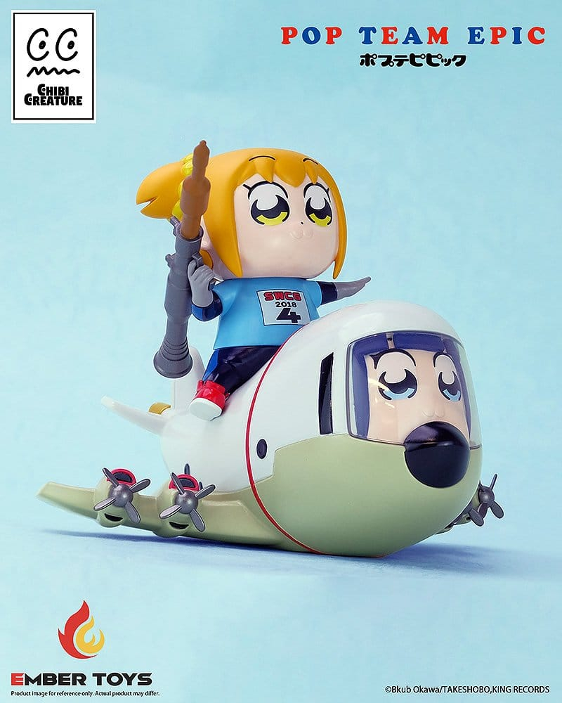 Pop Team Epic Chibi Creature Vinyl Figures 2-Pack POPUKO & PIPIMI: Skeleton Competition Ver. [3]