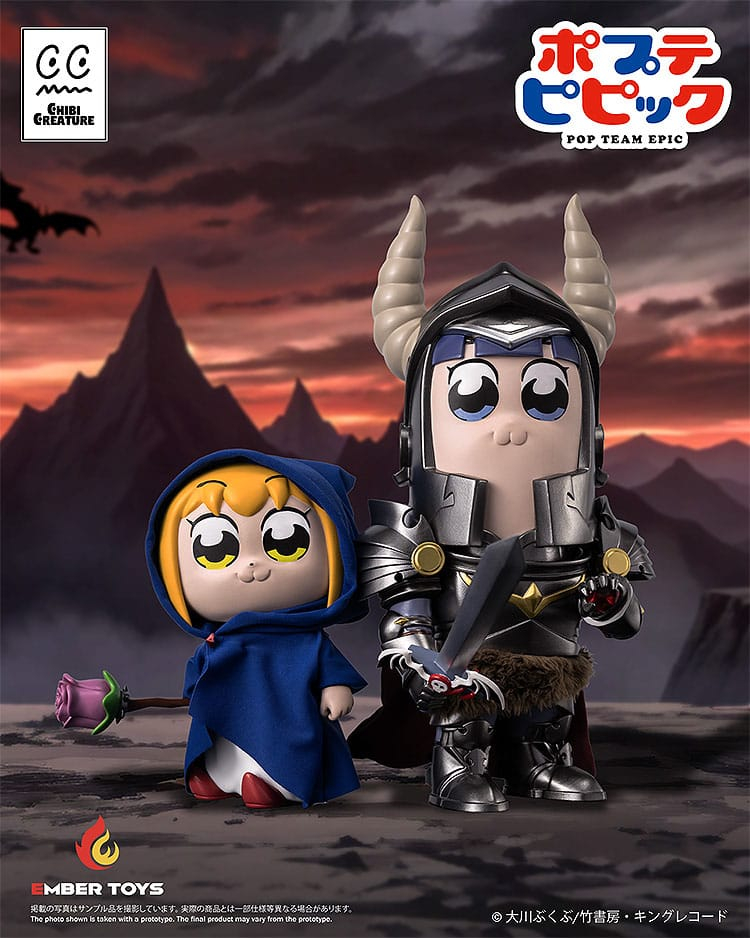 Pop Team Epic Vinyl Figures 2-Pack Chibi Creature Popuko & Pipimi Shining Shoulder Ver. [2]