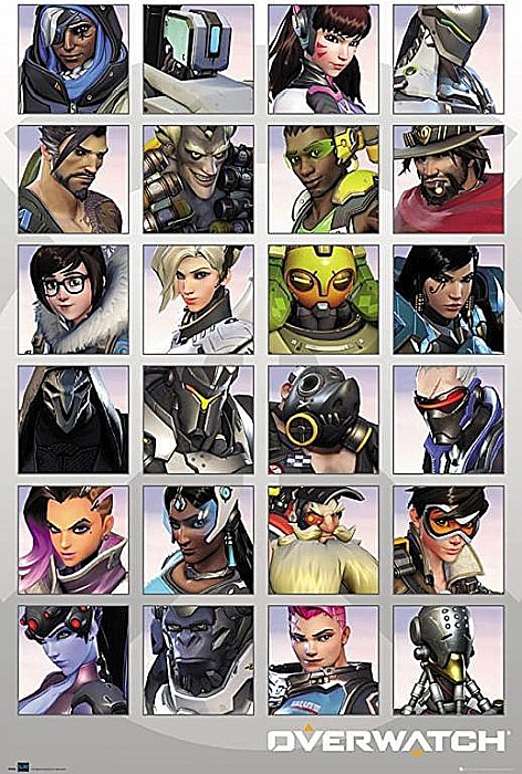 Poster Overwatch Portraits [1]