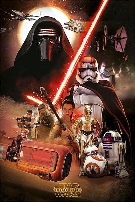 Poster Star Wars Episode VII XXL Montage [1]