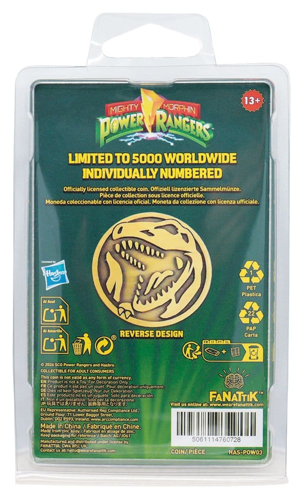 Power Rangers Collectable Coin Red Ranger Limited Edition [2]