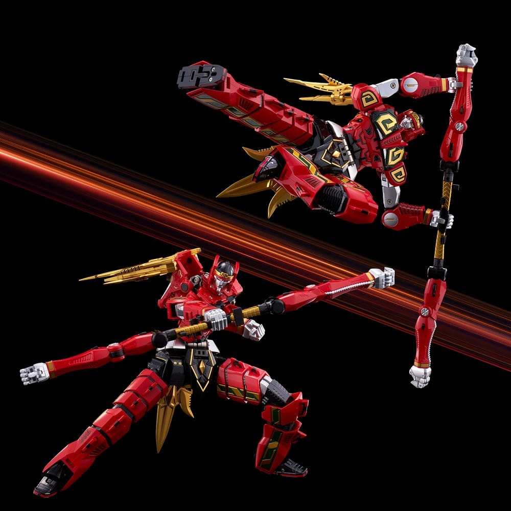 Power Rangers Go! Kuro Kara Combine Action Figure Thunder Megazord 28 cm [13]