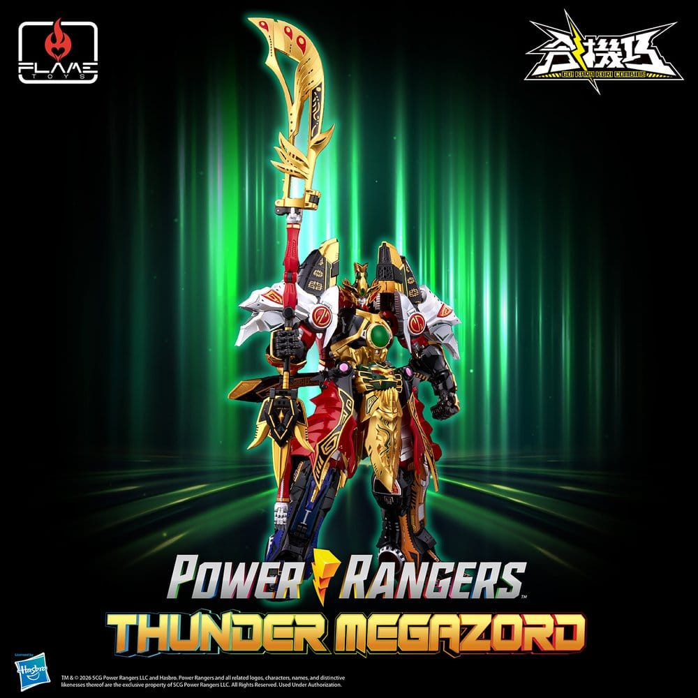 Power Rangers Go! Kuro Kara Combine Action Figure Thunder Megazord 28 cm [16]