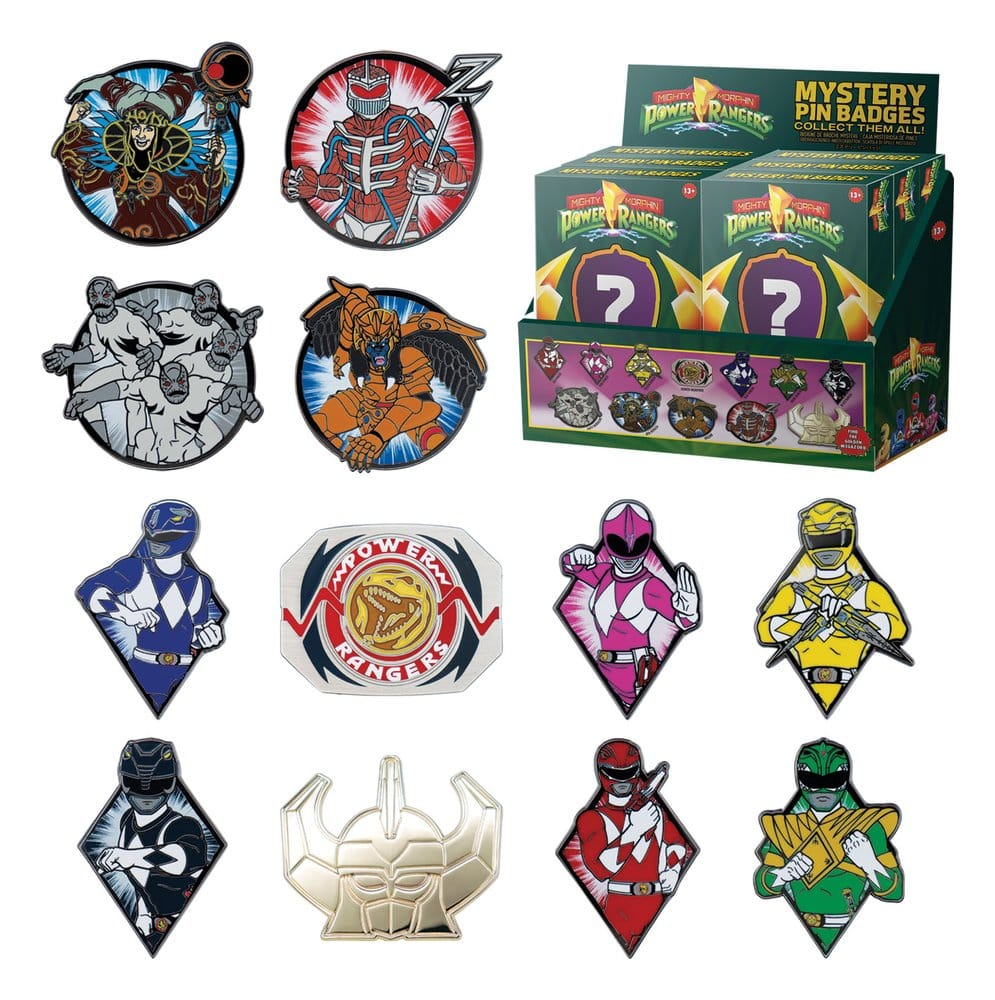 Power Rangers Mystery Pin Badges Blind Box Assortment (12) [11]