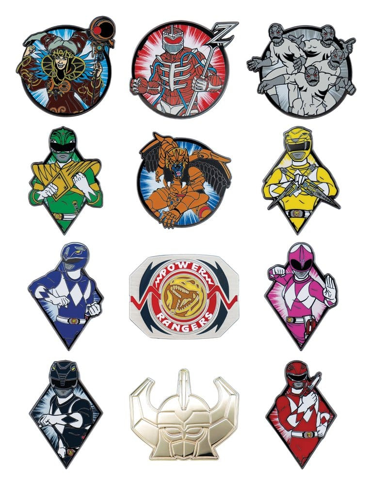Power Rangers Mystery Pin Badges Blind Box Assortment (12) [15]