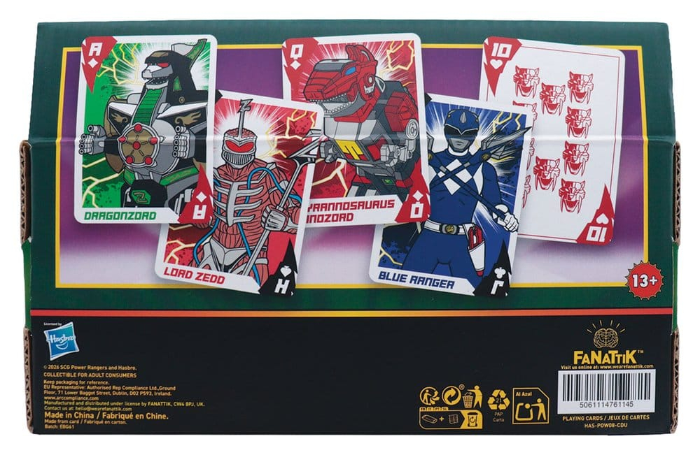 Power Rangers Playing Cards Display (12) [2]