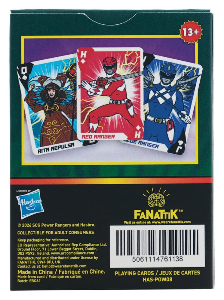 Power Rangers Playing Cards Display (12) [4]