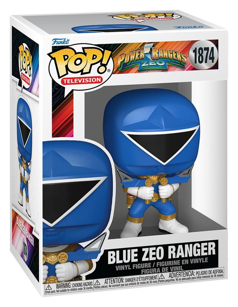 Power Rangers Zeo POP! Movies Vinyl Figures Zeo Ranger Blue 9 cm [2]