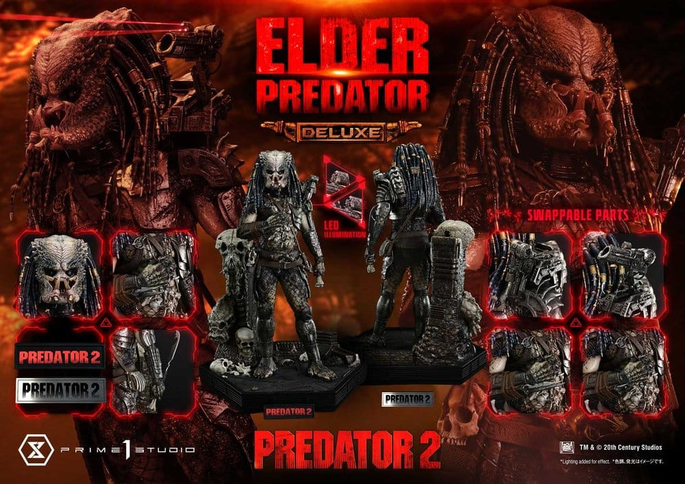 Predator 2 (Film) Museum Masterline Statue 1/3 Elder Predator Deluxe Version 94 cm [7]
