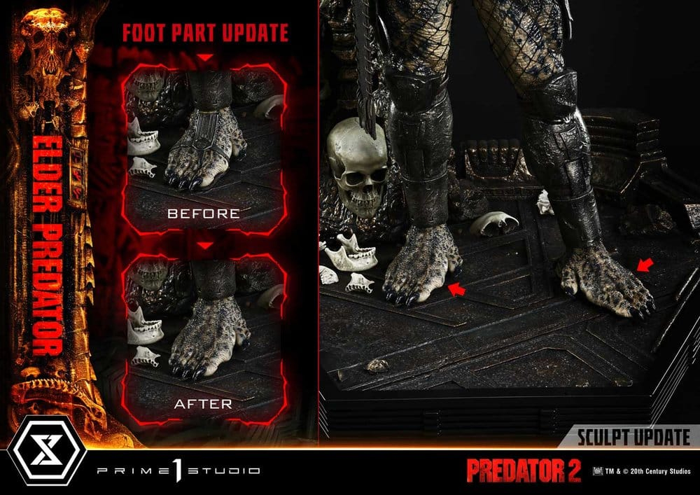 Predator 2 (Film) Museum Masterline Statue 1/3 Elder Predator Deluxe Version 94 cm [5]
