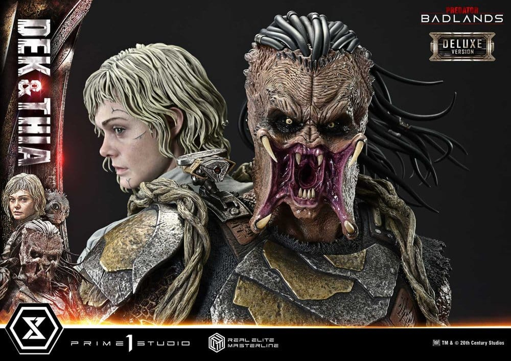 Predator Real Elite Masterline Statue 1/3 Badlands Dek & Thia Deluxe Version 87 cm [17]