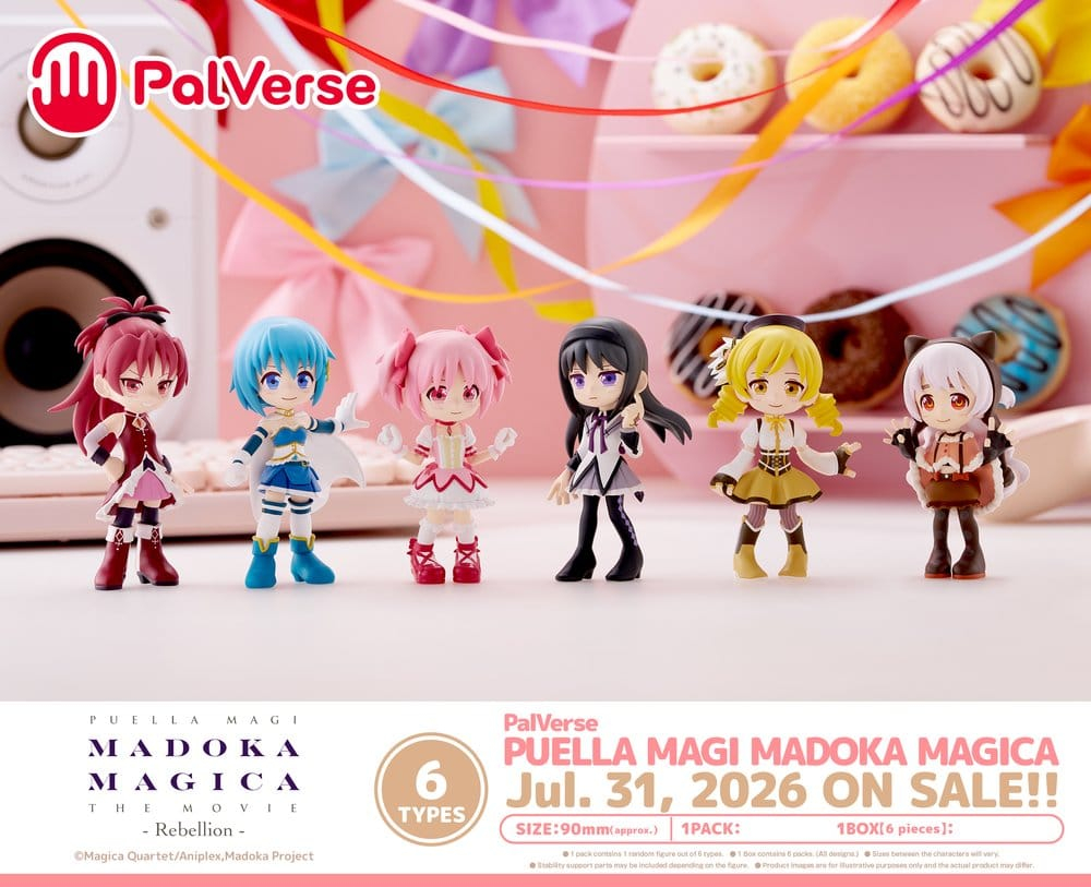 Puella Magi Madoka Magica PalVerse Collection PVC Figures Box Ver. 9 cm Assortment (6) [11]