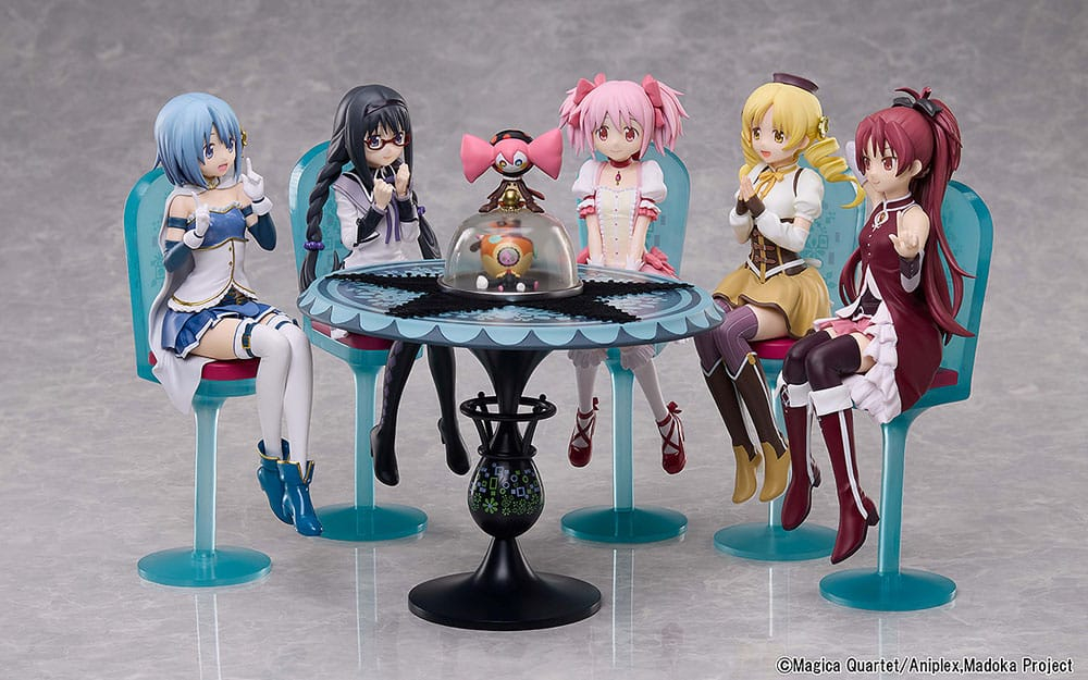 Puella Magi Madoka Magica The Movie: Rebellion PVC Statue Tea Party Cake Song Ver. Set 18 cm [3]