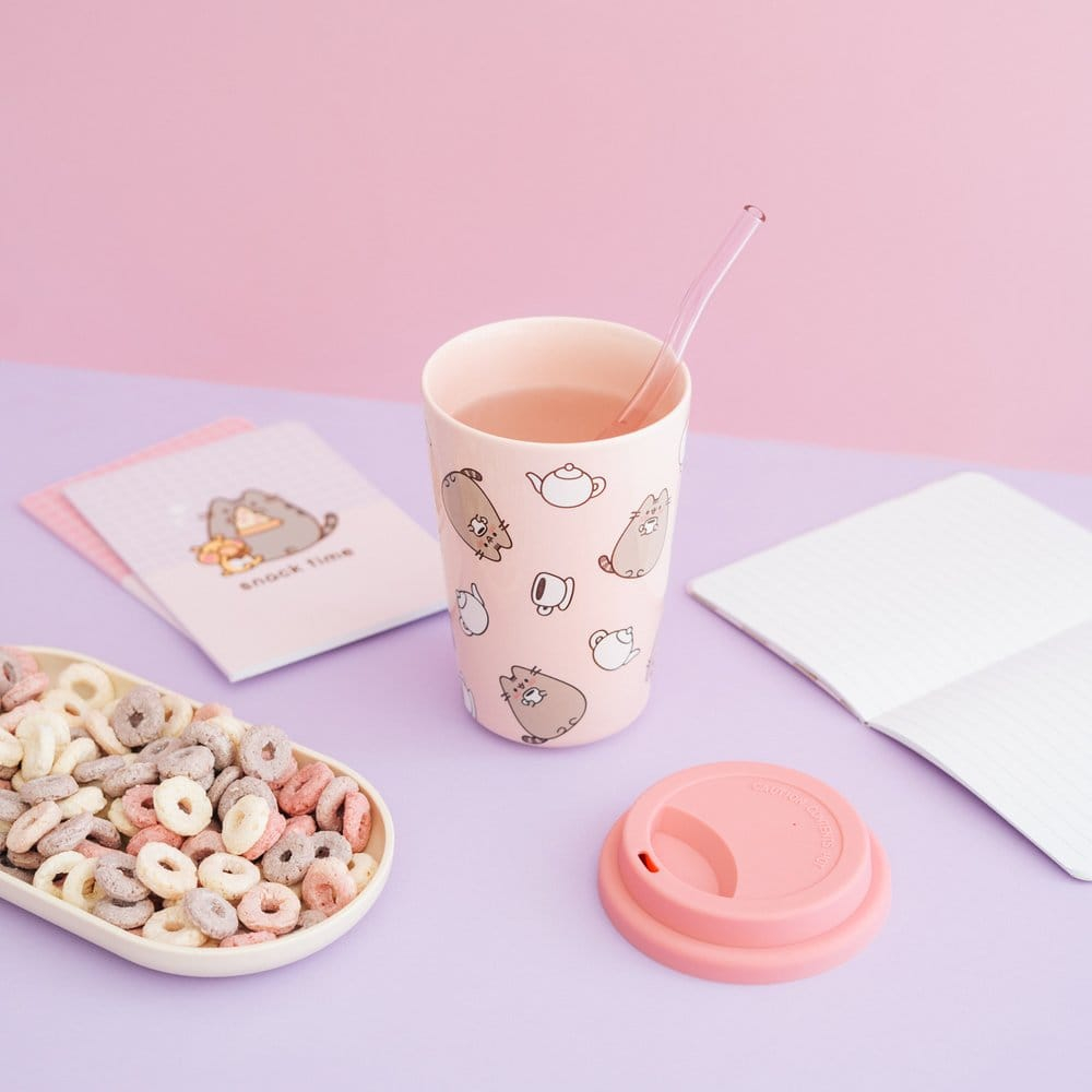 Pusheen Ceramic Mug with Lid 400 ml [5]