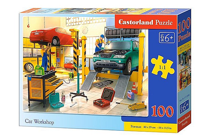 Puzzle 100 piese Car Workshop Castorland 111206 [1]