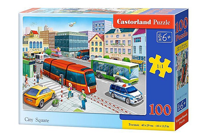 Puzzle 100 piese City Square Castorland 111183 [1]