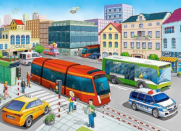 Puzzle 100 piese City Square Castorland 111183 [2]